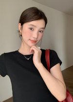 365 Days Basic Cotton Tee in Black