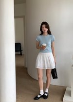 365 Days Basic Cotton Tee in Blue