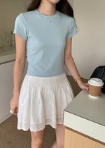 365 Days Basic Cotton Tee in Blue