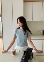 365 Days Basic Cotton Tee in Blue