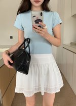 365 Days Basic Cotton Tee in Blue