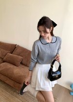Ariel Knit Cardigan in Grey