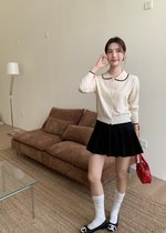 Ariel Knit Cardigan in Oat