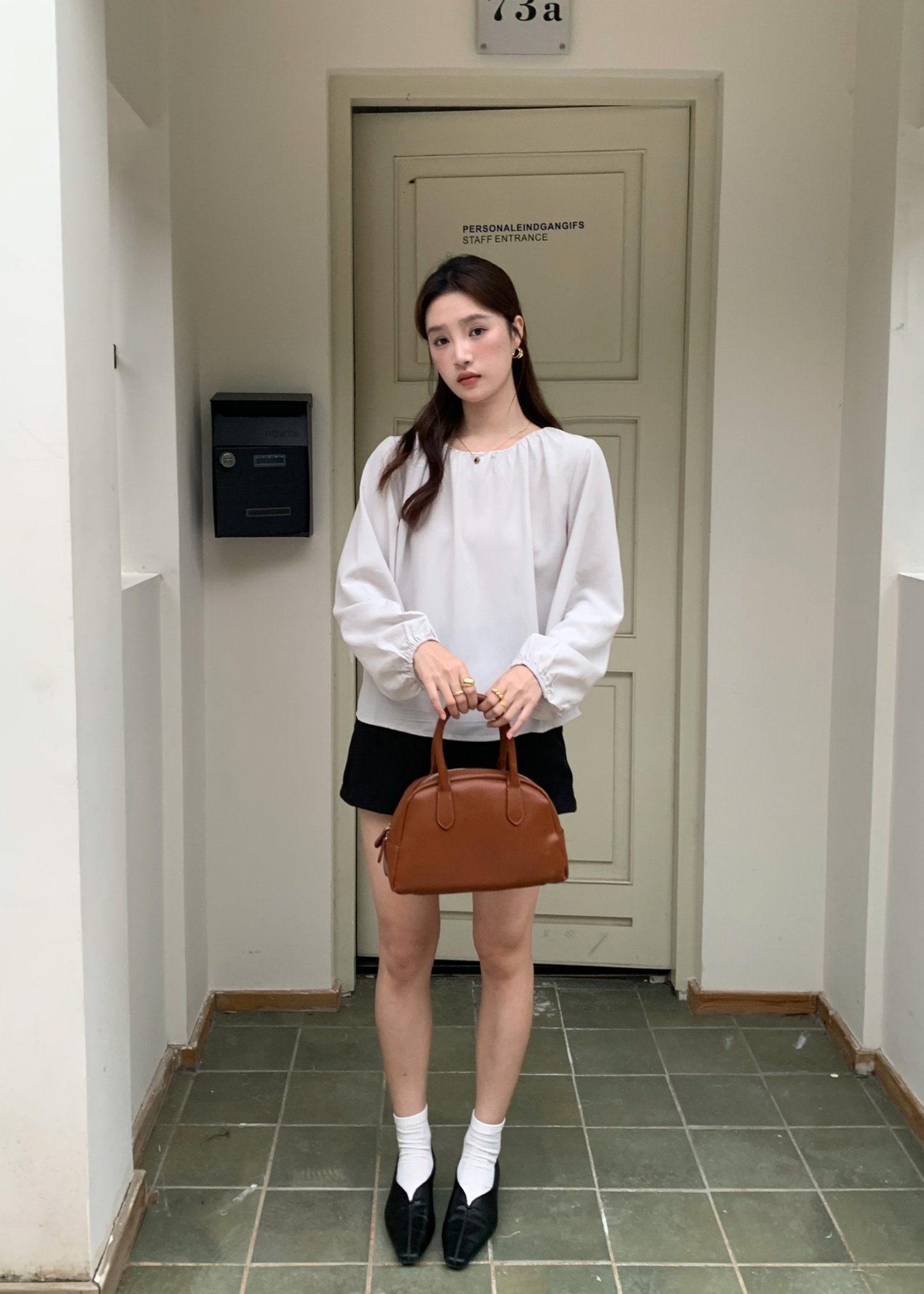 Luna Layered Blouse Set in Floral