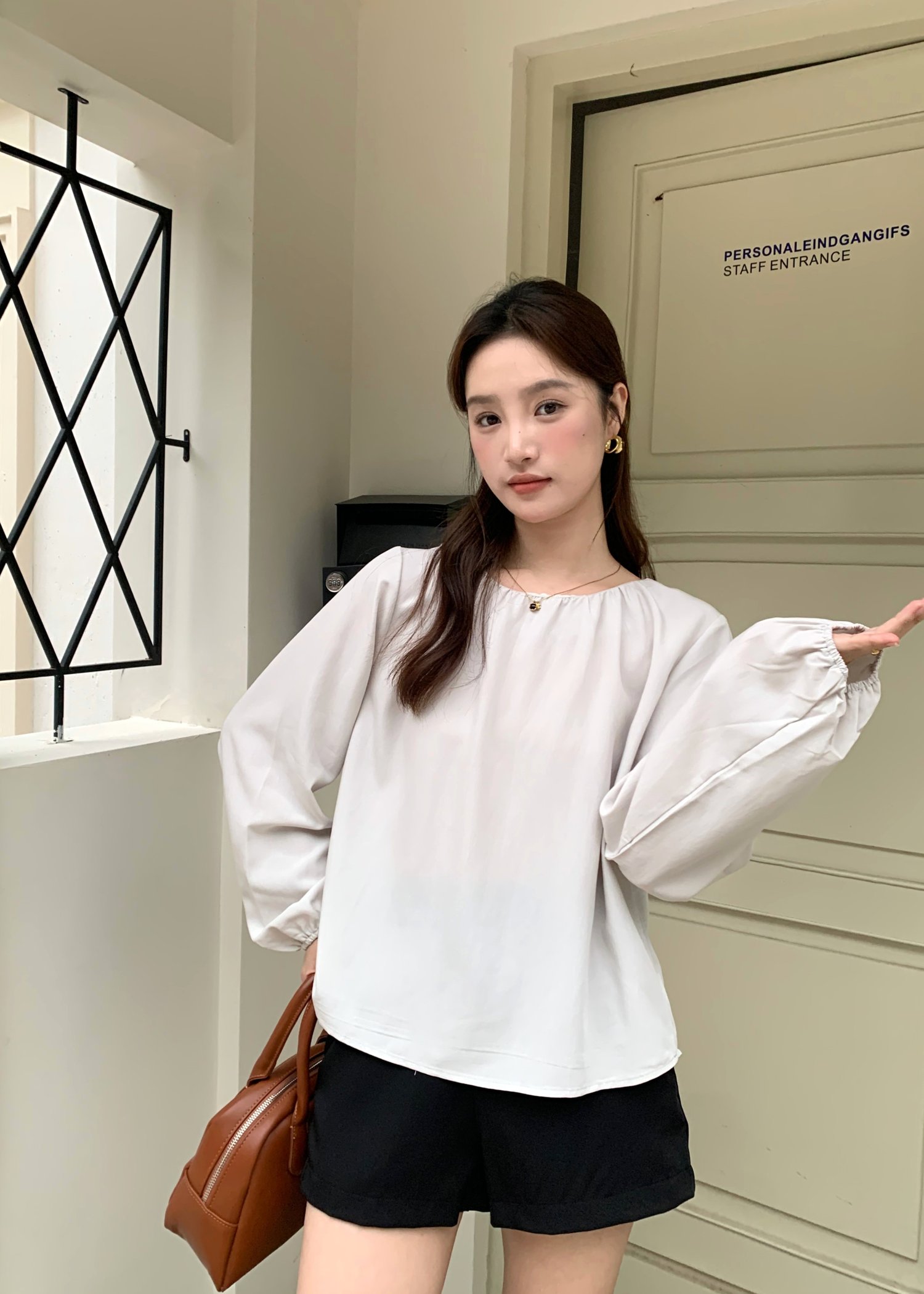 Luna Layered Blouse Set in Floral