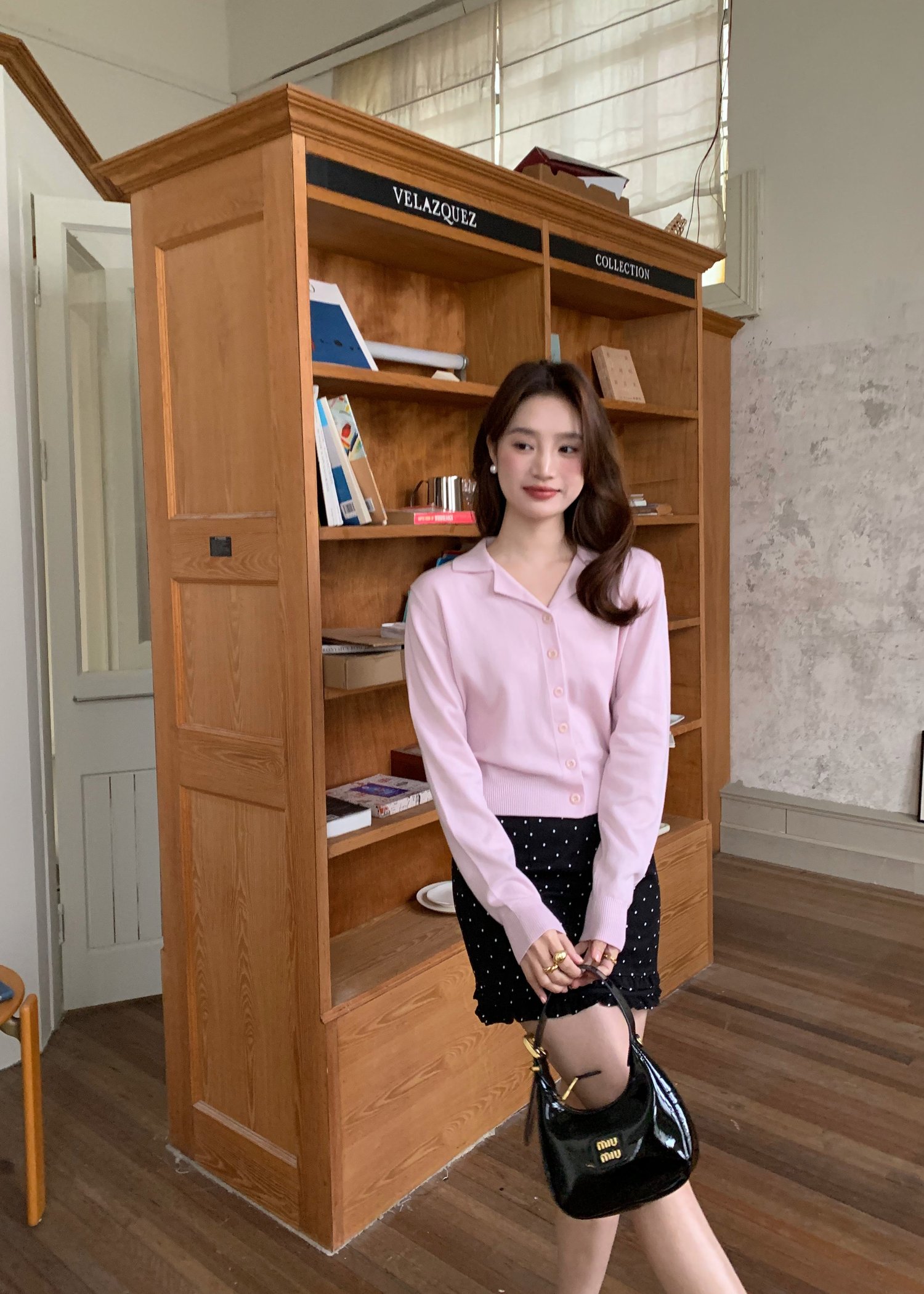 Jamie Long Sleeve Knit Top in Light Lilac