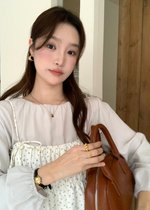 Luna Layered Blouse Set in Floral