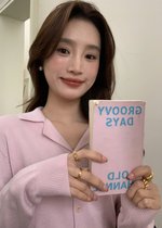 Jamie Long Sleeve Knit Top in Light Lilac