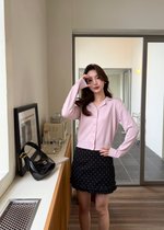 Jamie Long Sleeve Knit Top in Light Lilac