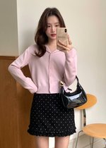 Jamie Long Sleeve Knit Top in Light Lilac