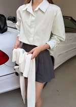 Laure Everyday Blouse in Milk Green