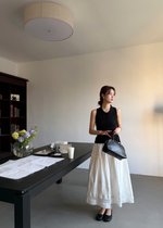 Nera Cami Knit Top in Black