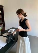 Nera Cami Knit Top in Black