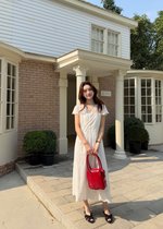 Elise Embroidery Eyelet Dress in White