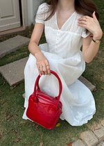 Elise Embroidery Eyelet Dress in White