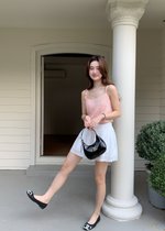 Iriana Tweed Cami Top in Pink