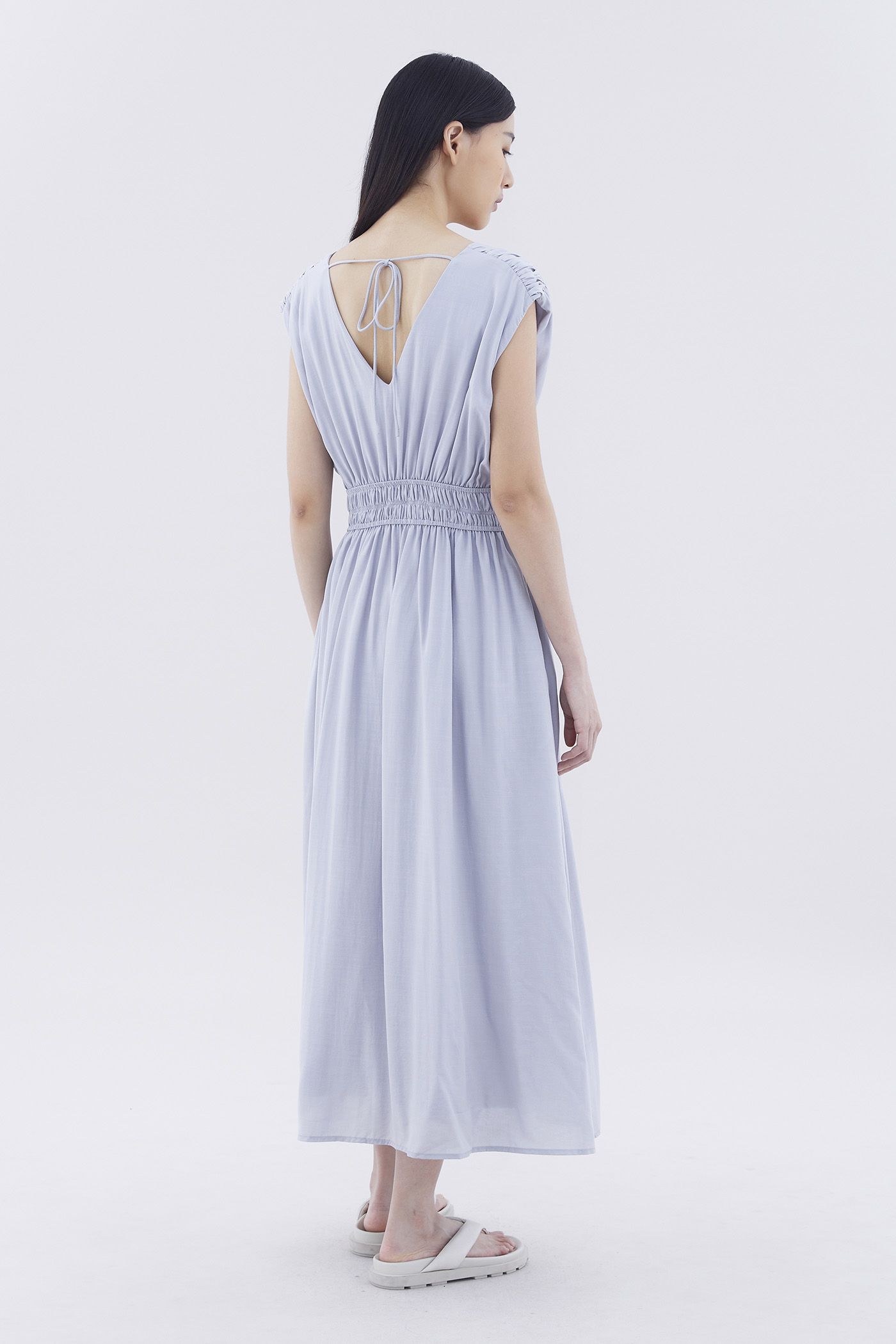 Selane Smock-Waist Dress