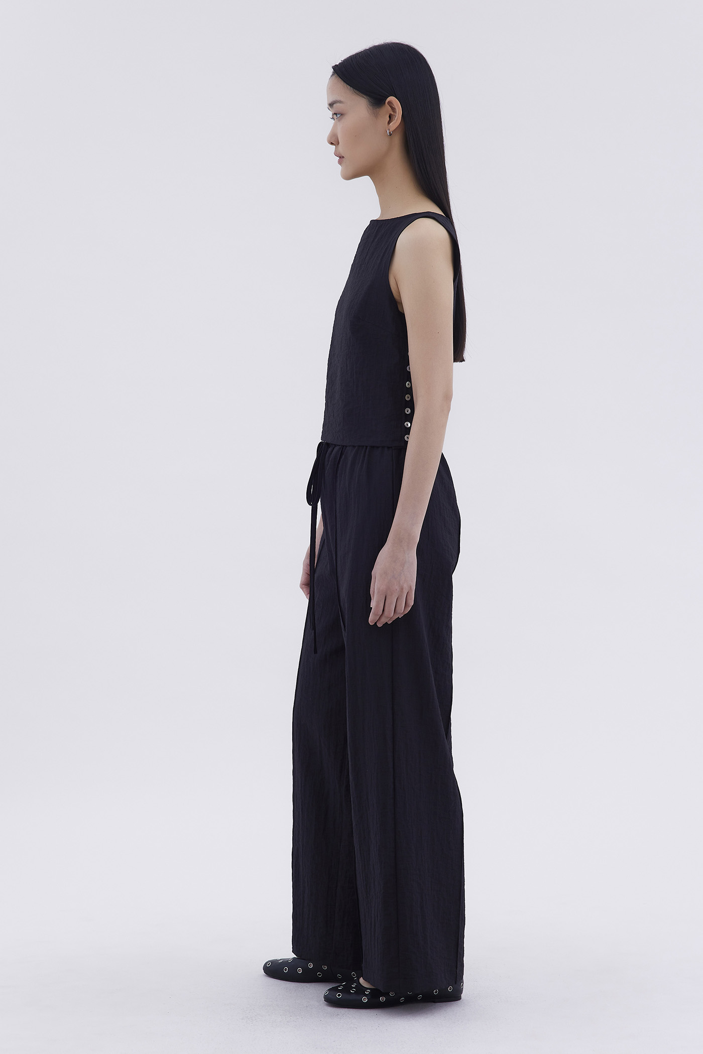 Yara Drawstring Wide-Leg Pants