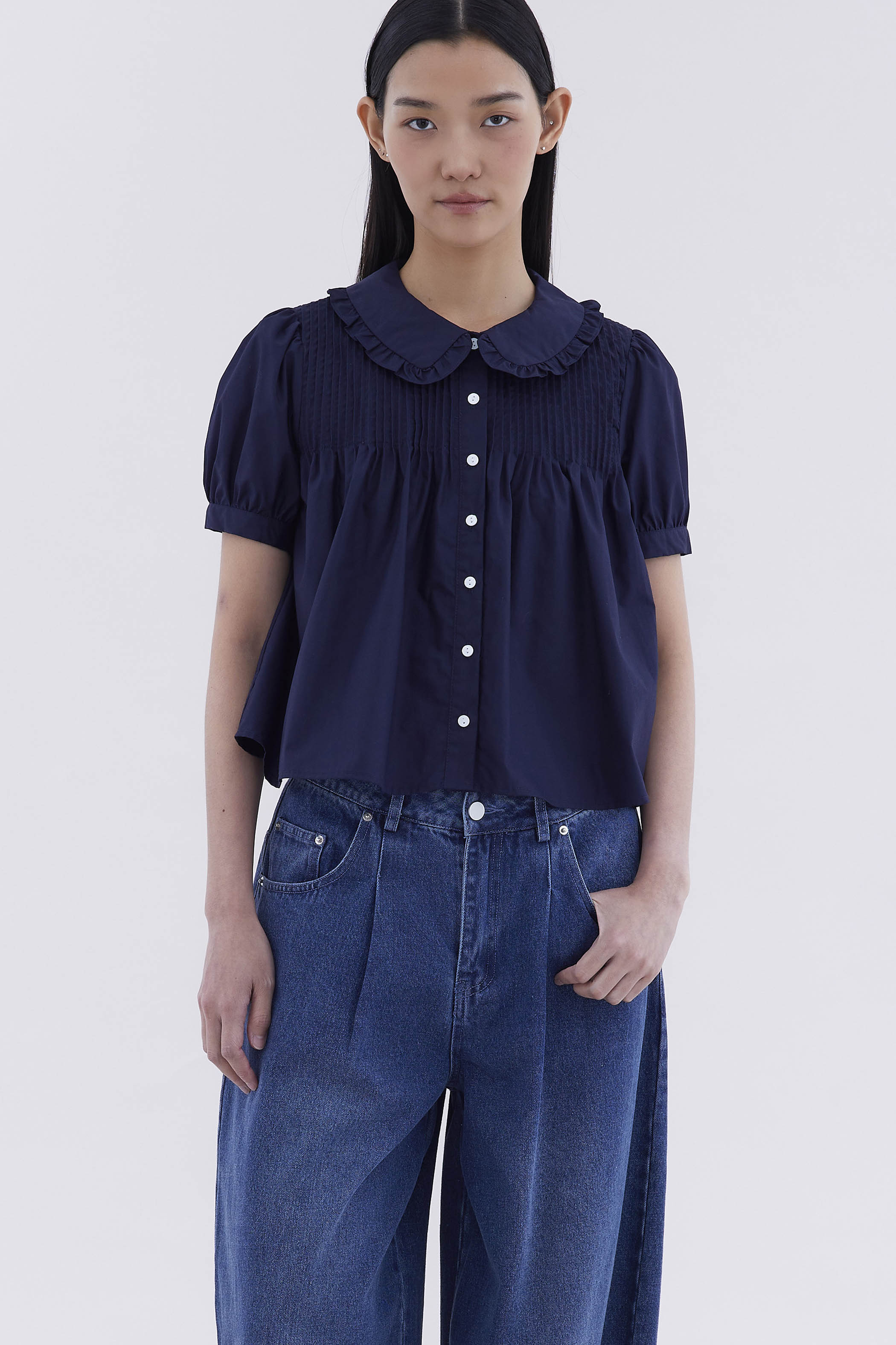 Tarea Pin-Tuck Shirt