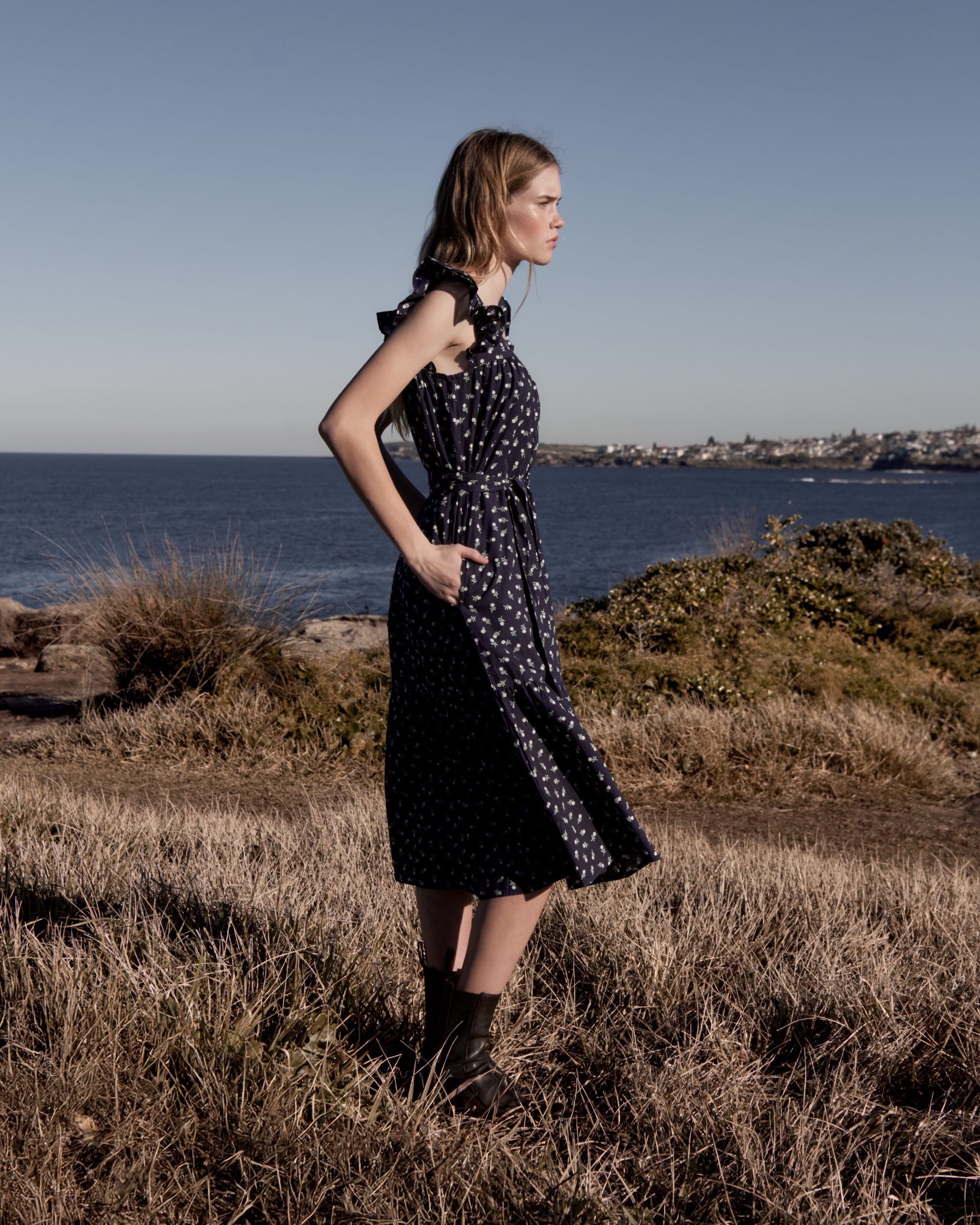 Aria in Navy Sprig