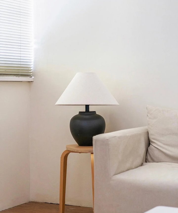 Navaeh Pottery Linen Lamp Navaeh Pottery Linen Lamp