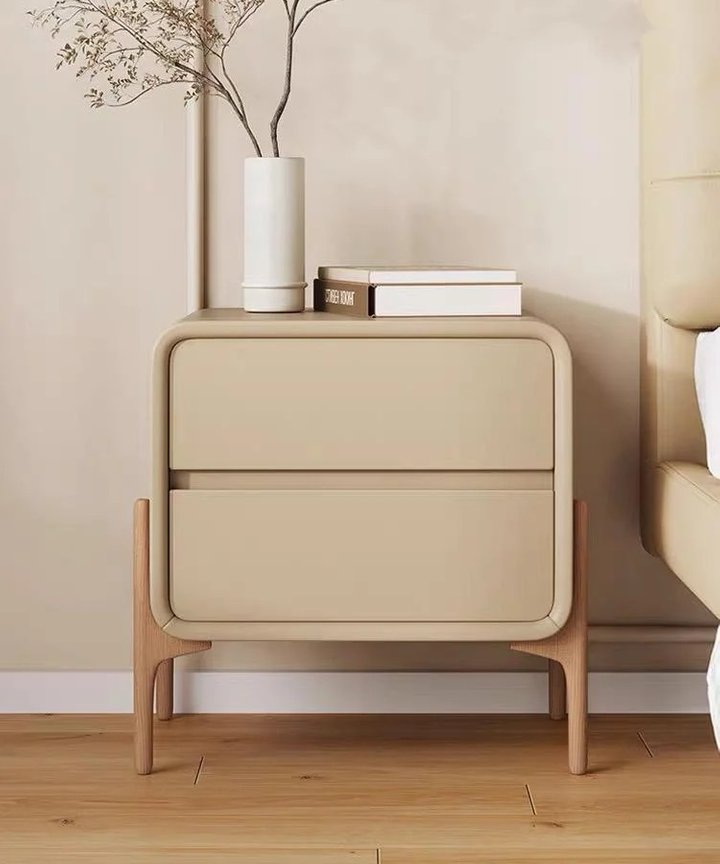 Della Bedside Table - Crema Series Della Bedside Table - Crema Series
