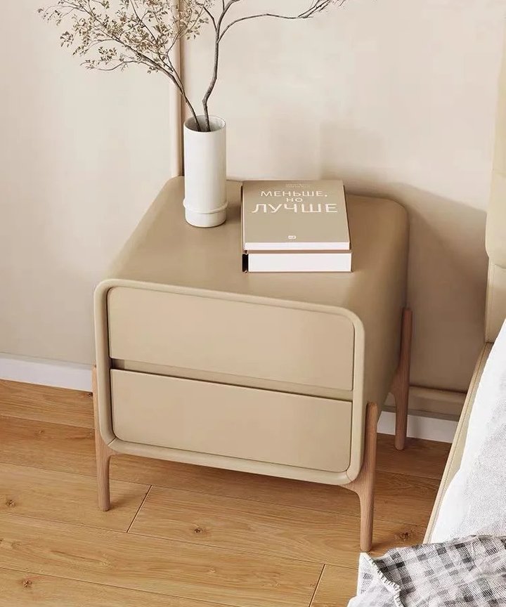 Della Bedside Table - Crema Series Della Bedside Table - Crema Series