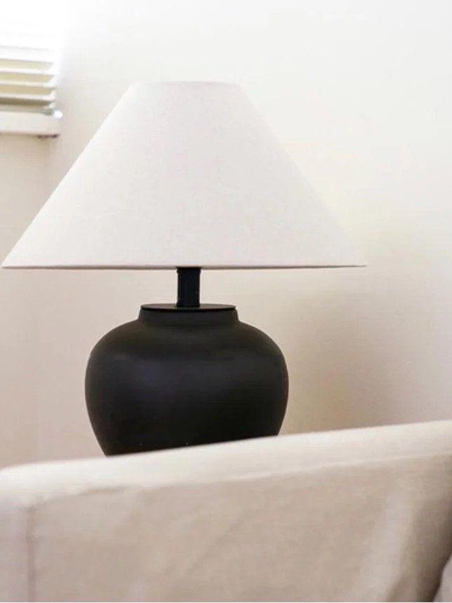 Navaeh Pottery Linen Lamp Navaeh Pottery Linen Lamp