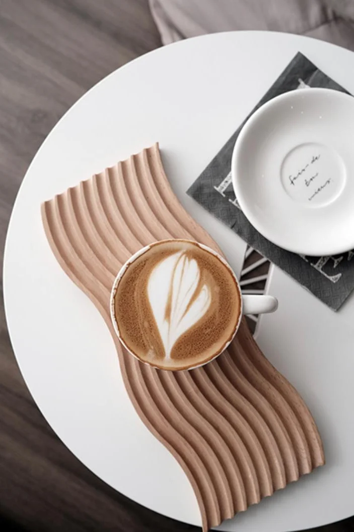 Kaiya Wood Tray - Wave Kaiya Wood Tray - Wave