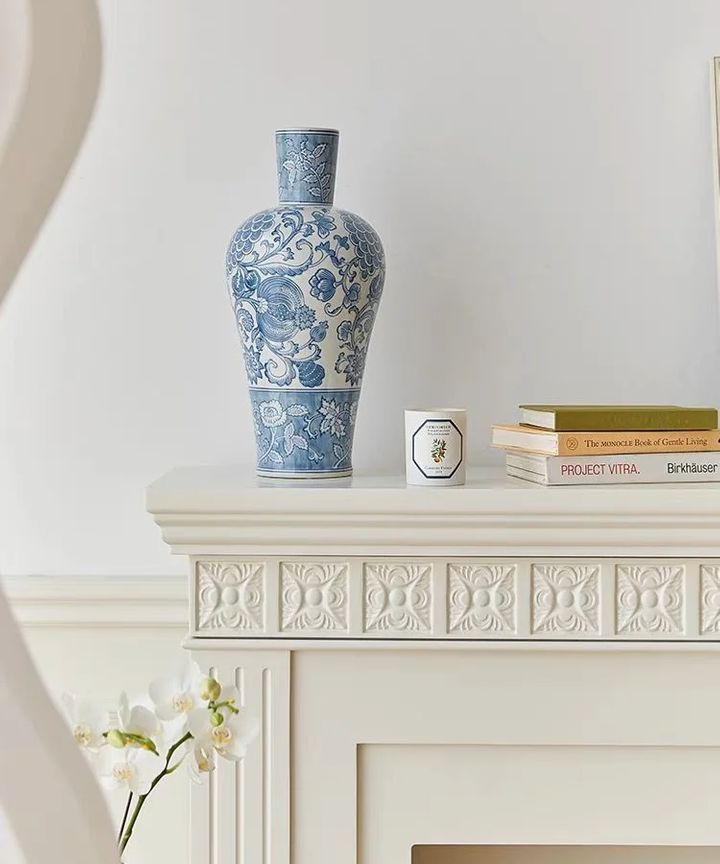 Olivia Flower Carving Fireplace Mantelpiece Olivia Flower Carving Fireplace Mantelpiece