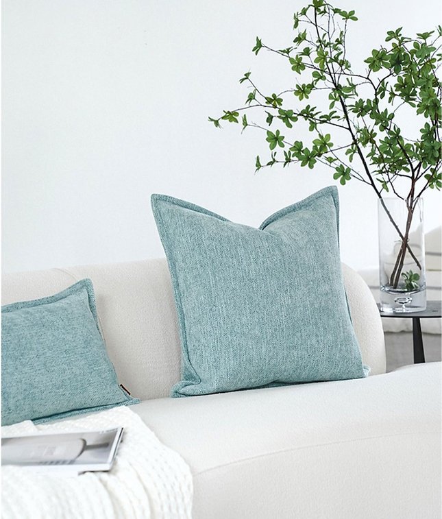 Seymour Blend Chenille Cushion - Ocean Seymour Blend Chenille Cushion - Ocean