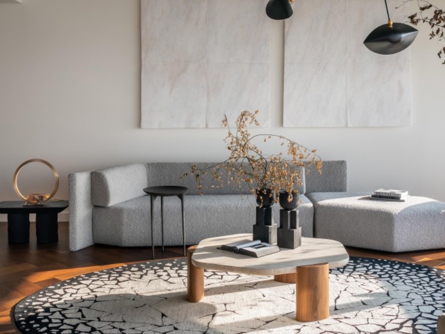 Christophe Travertine Stone Table Christophe Travertine Stone Table