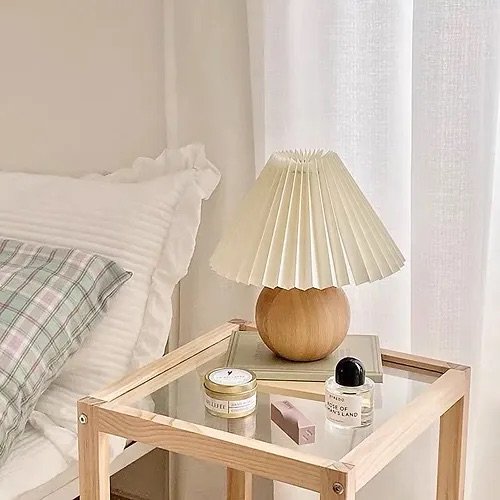 Eulalia Table Lamp - Wood, Medium Eulalia Table Lamp - Wood, Medium
