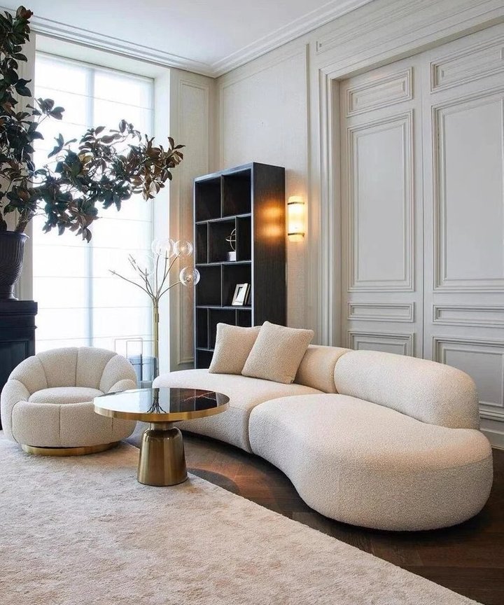 Tessarina Curved Sofa - Crescent Tessarina Curved Sofa - Crescent