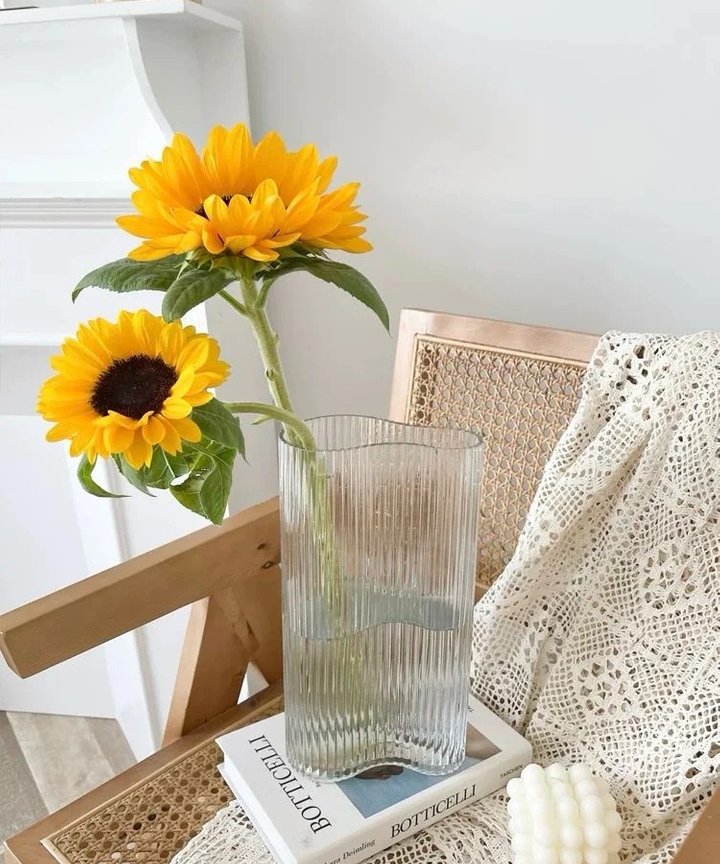 Jolie Fluted Glass Vase Jolie Fluted Glass Vase