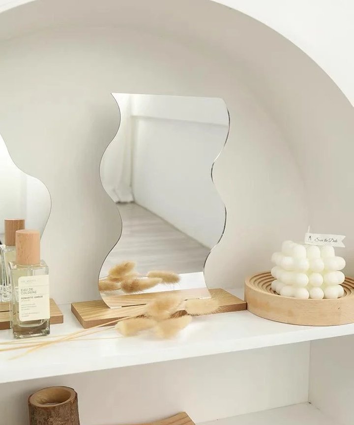 Emelda Wave Mirror - Small Emelda Wave Mirror - Small