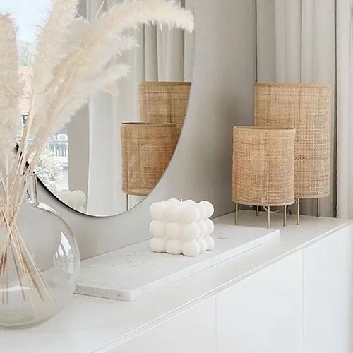 Matilde Hamptons Rattan Lamp Matilde Hamptons Rattan Lamp