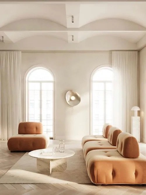 Chevelle Marble Coffee Table - Volaska White Chevelle Marble Coffee Table - Volaska White