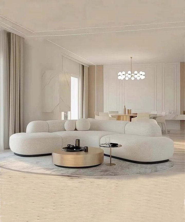 Tessarina Curved Sofa - Crescent Tessarina Curved Sofa - Crescent