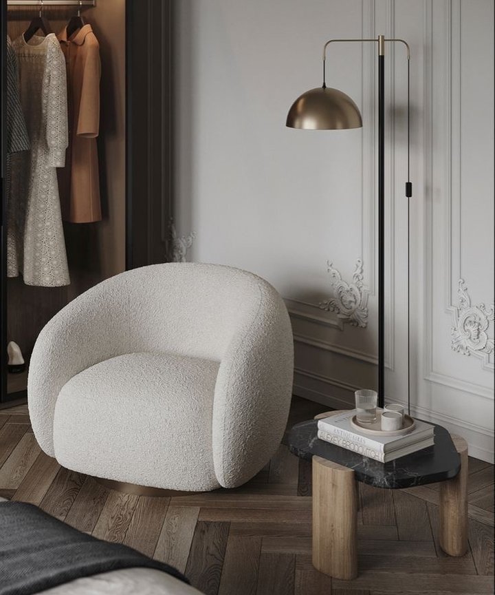 Luna Bouclé Chair Luna Bouclé Chair