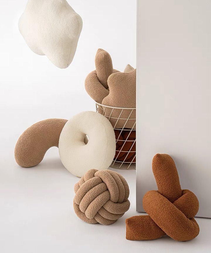 Solange Boucle Shape Cushion Solange Boucle Shape Cushion