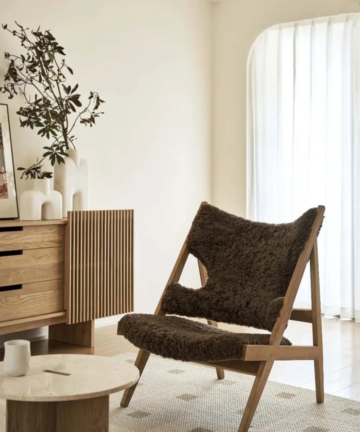 Thilde Sheepwool Knitting Chair Thilde Sheepwool Knitting Chair