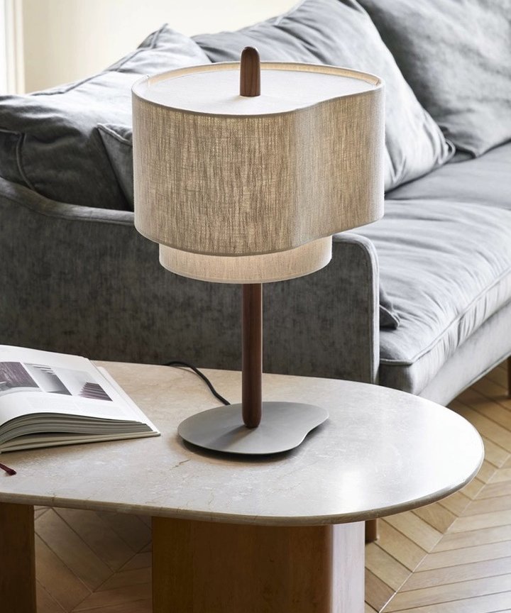 Marzia Linen Puddle Lamp Marzia Linen Puddle Lamp