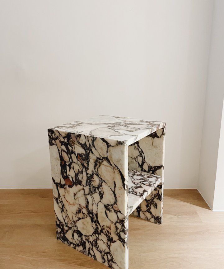 Vanessa Marble Bedside Table Vanessa Marble Bedside Table