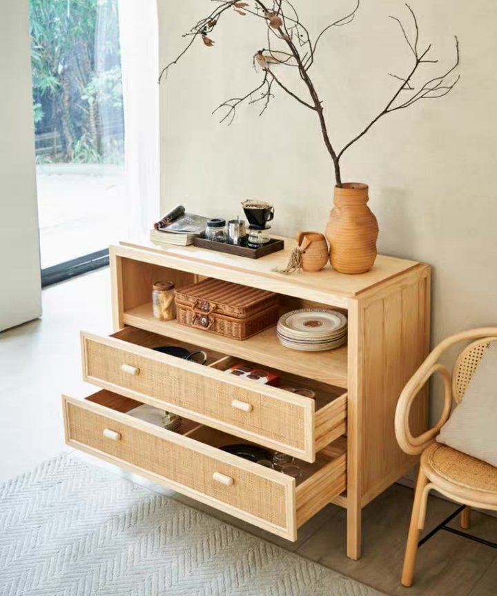Fawna Rattan Storage Cabinet Fawna Rattan Storage Cabinet