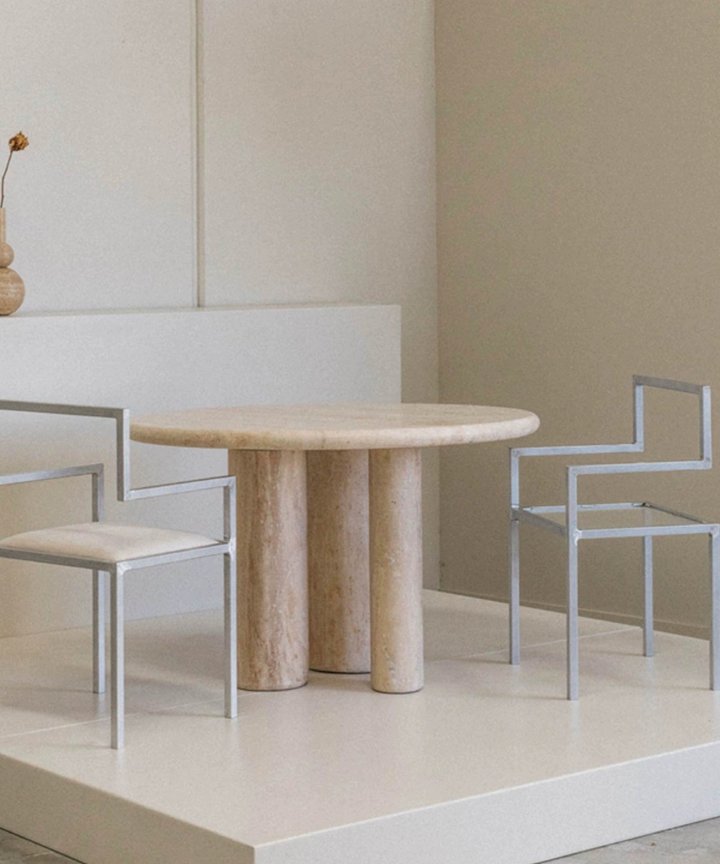 Castelli Travertine Dining Table Castelli Travertine Dining Table