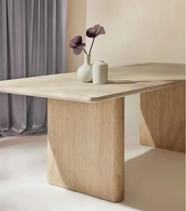 Cornelia Travertine Dining Table Cornelia Travertine Dining Table