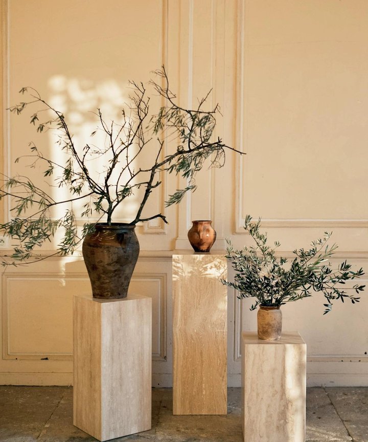 Celine Travertine Plinth Celine Travertine Plinth