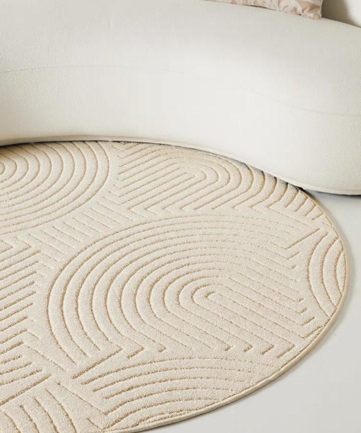 Rosalie Textured Round Rug Rosalie Textured Round Rug