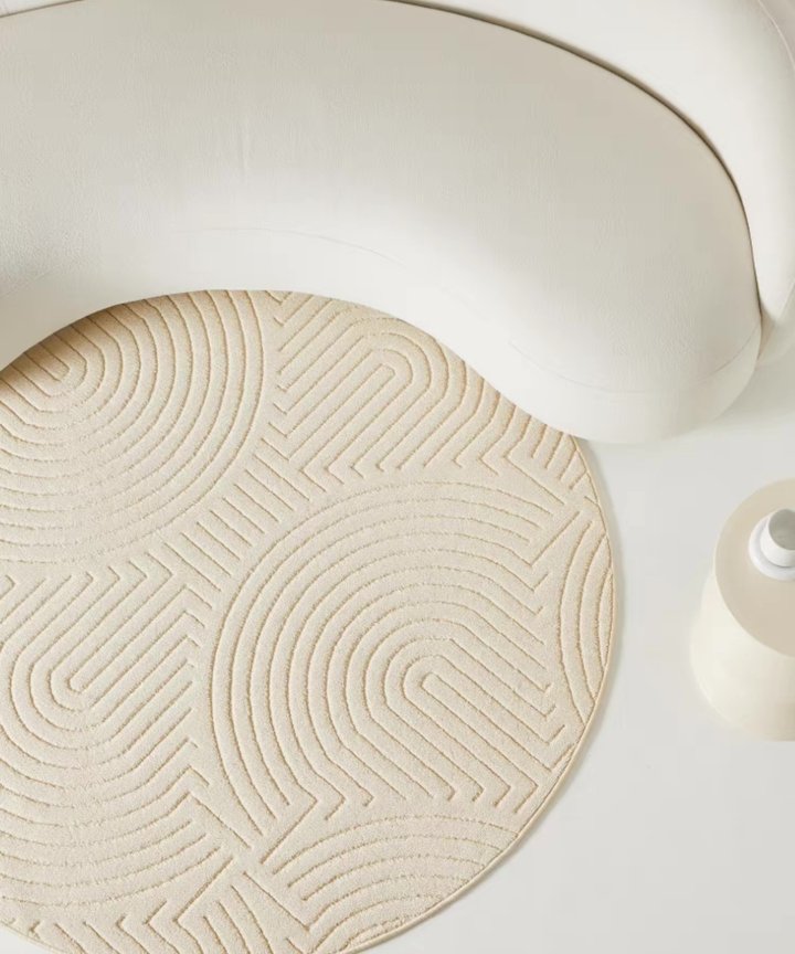 Rosalie Textured Round Rug Rosalie Textured Round Rug